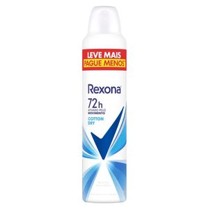 Desodorante Aerossol Feminino Rexona Cotton Dry 250ml