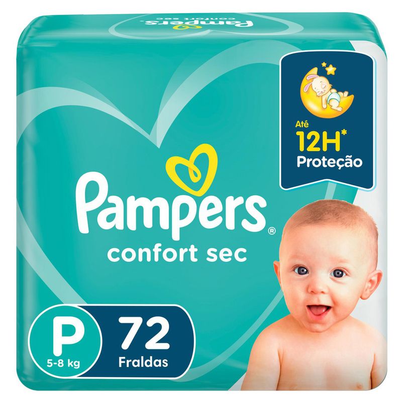 Fralda-Infantil-Pampers-Confort-Sec-Tamanho-P--Com-72-Unidades