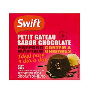 Petit Gateau Congelado Swift Chocolate 240g