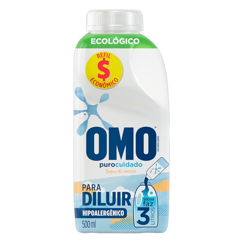 Lava-Roupas-Omo-Puro-Cuidado-500ml