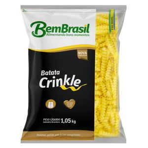 Batata Congelada Bem Brasil Crinkle 1,050kg