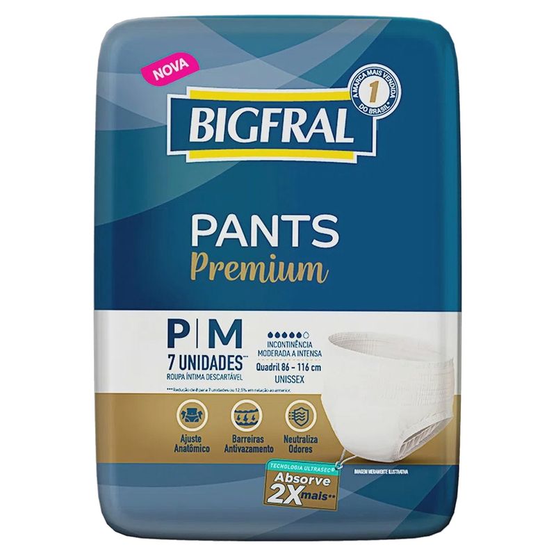 Roupa-intima-Bigfral-Pants-Premium-Tamanho-PM--Com-7-Unidades