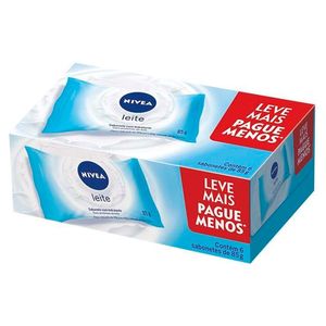 Sabonete em Barra Nivea Proteína do Leite 90g | Com 6 Unidades