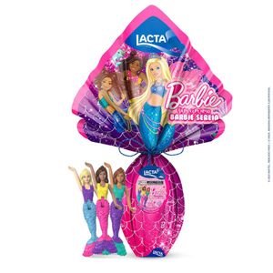Ovo de Páscoa ao Leite Barbie Lacta 166g