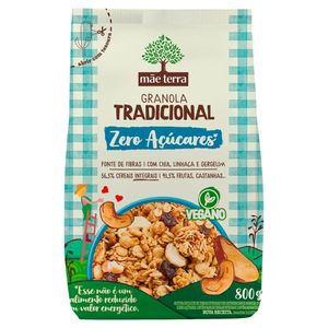Granola Mãe Terra Zero Açucar Tradicional 800g