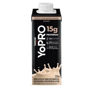 Bebida Láctea Danone Yopro Protein Coco com Batata Doce 250ml