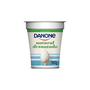 Iogurte Desnatado Natural Danone Copo 160g