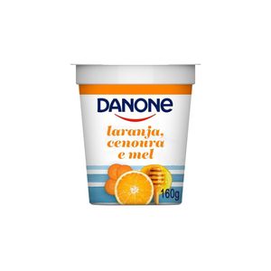 Iogurte Integral Laranja, Cenoura e Mel Danone Copo 160g