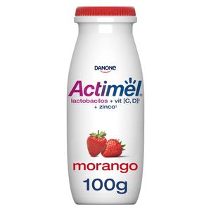 Leite Fermentado Parcialmente Desnatado Morango Actimel Frasco 100g