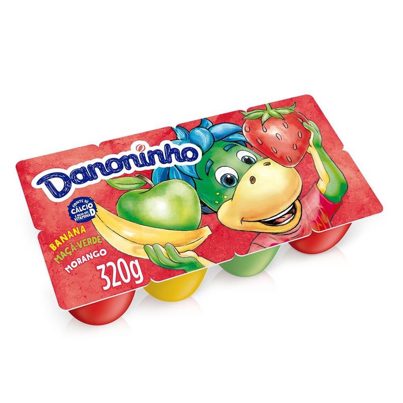 Petit-Suisse-Danoninho-Morango-Banana-e-Maca-Verde-320g