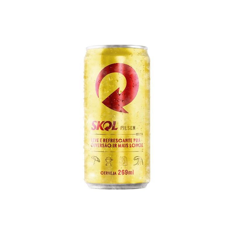 Cerveja Skol Pilsen Lata 269ml - Supermercado Coop
