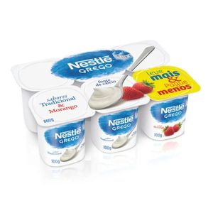 Iogurte Grego Nestlé Morango 540g