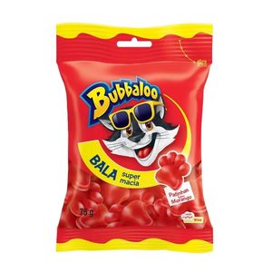 Bala Gelatinosa Bubbaloo Morango 75g
