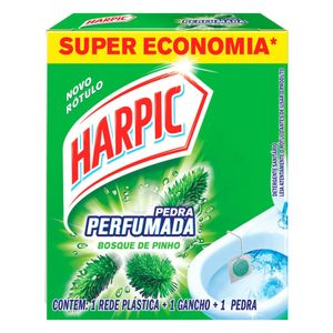 Pedra Sanitária Bosque de Pinho Aroma Plus Harpic 25g