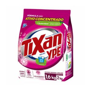 Sabão em Pó Tixan Ypê Maciez Sachê 1,6Kg