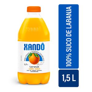 Suco de Laranja Integral Xandô 100% Suco Sem adição de Açúcar Aditivos e Conservantes Selo Kosher Sem Gluten 1,5L