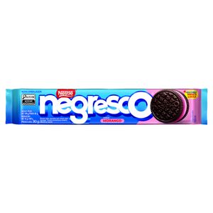 Biscoito de Chocolate Recheado Morango Negresco 90g