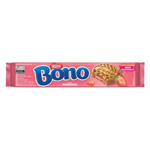 Biscoito Recheado Morango Bono 90g