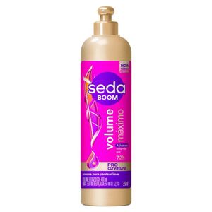Creme para Pentear Seda Boom Volume Máximo 350ml