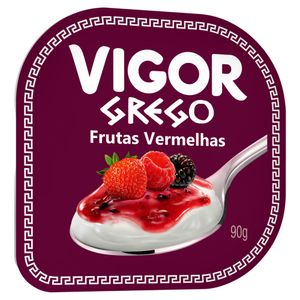 Iogurte Grego Vigor Frutas Vermelhas 90g