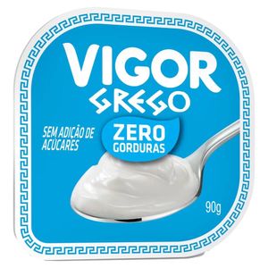 Iogurte Grego Vigor Zero Açucar Tradicional 90g