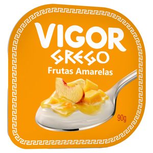 Iogurte Grego Vigor Frutas Amarelas 90g