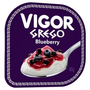 Iogurte Grego Vigor Blueberry 90g