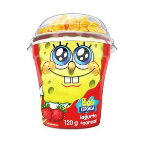 Iogurte Morango com Cereais Bob Esponja Batavo 120g