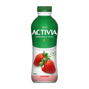Leite Fermentado Desnatado Morango Activia 800g
