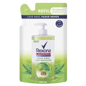 Sabonete Líquido Antibacteriano Rexona Erva Doce Refil 500ml