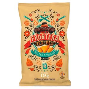 Tortilha Chips Frontera Tex Mex com Sal 125g