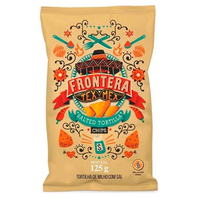 Tortilha-Chips-Frontera-Tex-Mex-com-Sal-125g