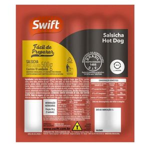 Salsicha Hot Dog Swift 500g