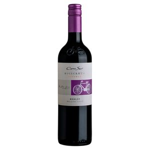 Vinho Chileno Cono Sur Bicicleta Merlot Tinto 750ml
