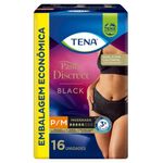 Roupa-intima-Tena-Discreet-Black-Tamanho-PM-Com-16-Unidades