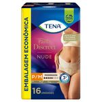 Roupa-intima-Tena-Discreet-Nude-Tamanho-PM-Com-16-Unidades