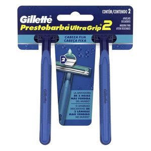 Aparelho para Barbear Gillette Prestobarba 2 Ultragrip Fixo | Com 2 Unidades