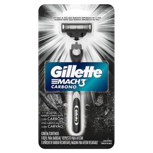 Aparelho para Barbear Gillette Mach 3 Carbono