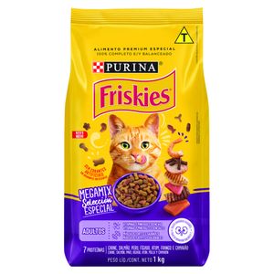 Ração para Gatos Friskies Adultos Castrados Megamix 1kg