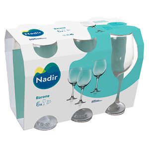 Jogo de Taças Nadir Figueiredo Barone Água 490ml | Com 6 Unidades