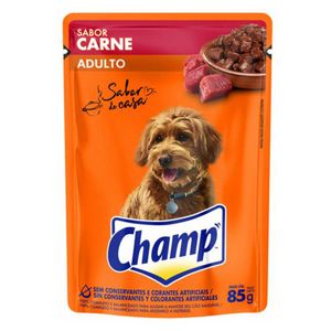 Ração Úmida para Cães Champ Sabor de Casa Adultos Carne Sachê 85g