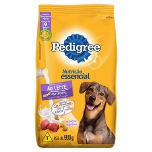 Ração para Cães Pedigree Nutrição Essencial Adultos 9+ Pequenos Carne ao Leite 900g