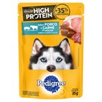Racao-umida-para-Caes-Pedigree-High-Protein-Adultos-Carne-e-Porco-Sache-85g
