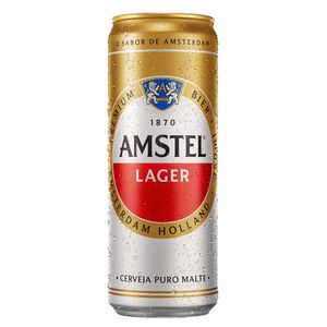 Cerveja Amstel Lager Lata 350ml