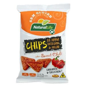 Chips de Arroz Kodilar Natural Life Integral Milho 70g