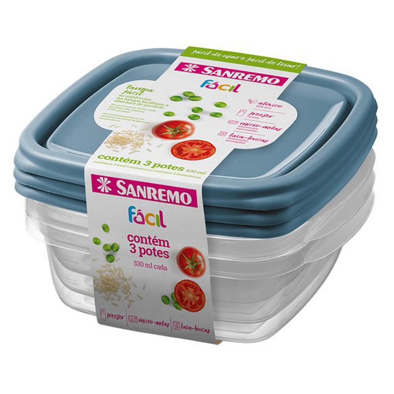 Conjunto-de-Pote-Plastico-Sanremo-530ml-Com-3-Unidades