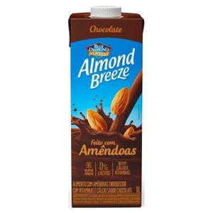 Bebida Vegetal Almond Breeze Base de Amêndoas Chocolate 1L