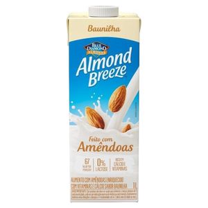 Bebida Vegetal Almond Breeze Base de Amêndoas Baunilha 1L