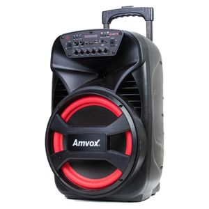 Caixa Amplificada de Som Amvox 480W Bivolt