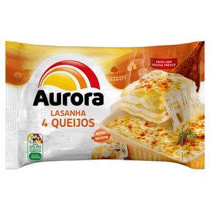 Lasanha Congelada Aurora 4 Queijos 660g